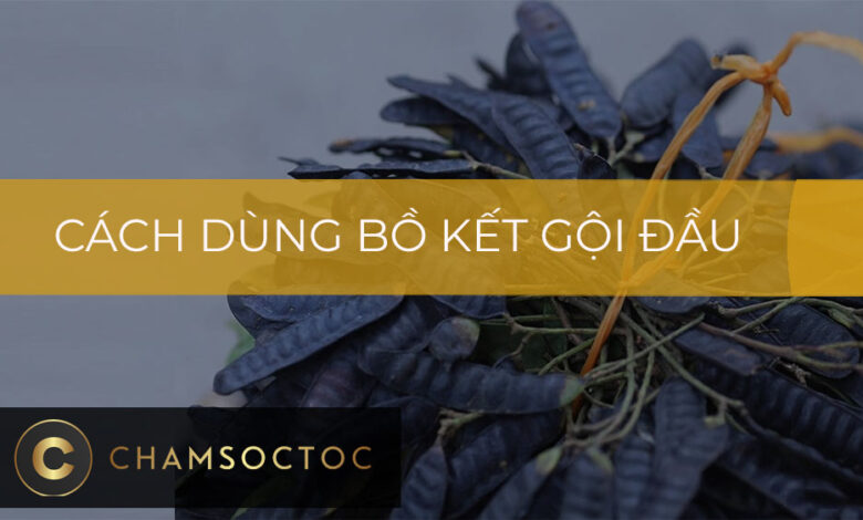 Cách dùng bồ kết gội đầu