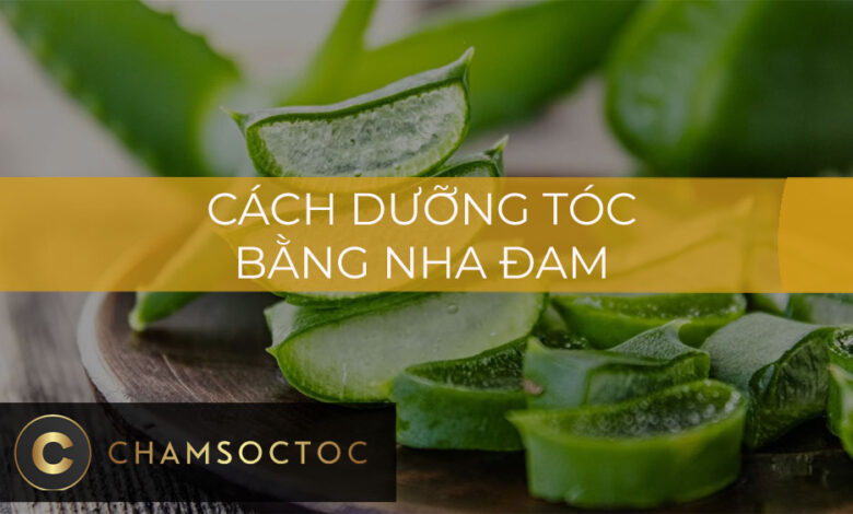 Cách dưỡng tóc bằng nha đam