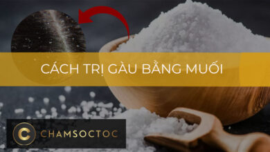 Cách trị gàu bằng muối