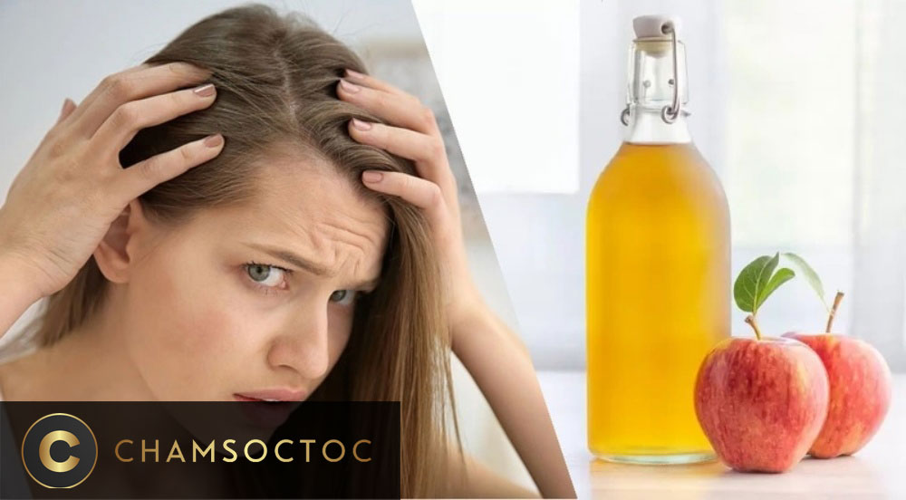 Chăm sóc tóc với giấm táo