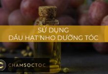 Sử dụng dầu hạt nho dưỡng tóc