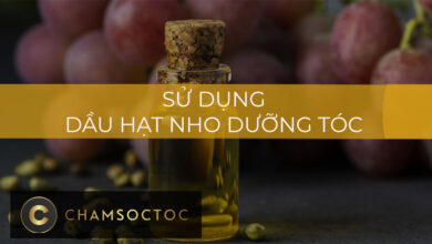 Sử dụng dầu hạt nho dưỡng tóc