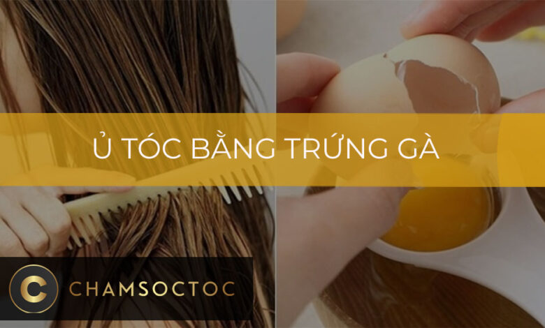 Ủ tóc bằng trứng gà